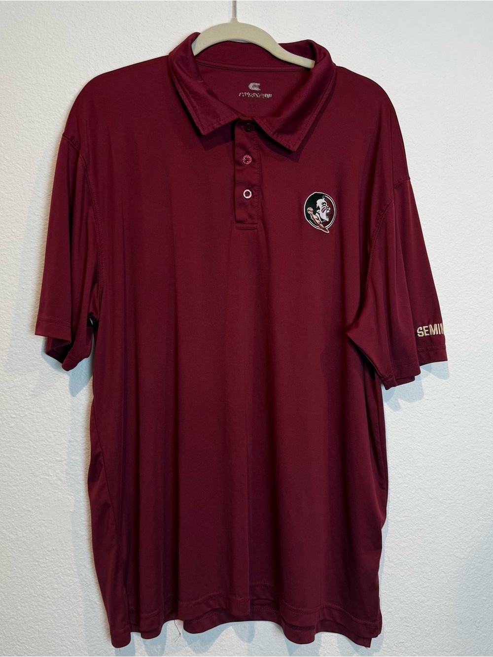 Florida State Seminoles Colosseum Embroidered Logo Polo College Men’s Sz XXL